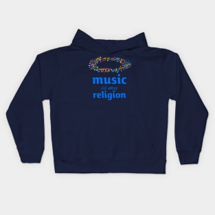 Inspirational MUSIC quote 06 Kids Hoodie